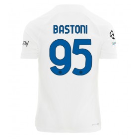 Inter Milan Alessandro Bastoni #95 Borta Kläder 2023-24 Kortärmad